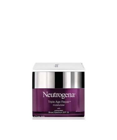 Neutrogena Triple Age Repair Anti-Aging Moisturizer with SPF 25, Vitamin C, Shea Butter - 1.7 oz - Buy Online on GoSupps.com