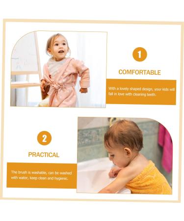 Mobestech 16-Piece Crocodile Children's Toothbrush Set - Soft Training Brushes for Kids - Cartoon Design for Gentle Teeth Cleaning - Buy Online on GoSupps.com