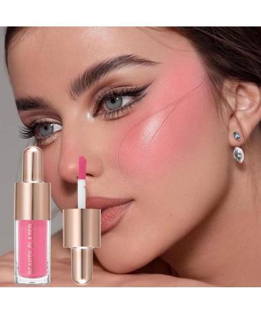 WOBBLO Liquid Cheek Blush | Natural Water Resistant Liquid Blush for Women | Gentle Beauty for Women for Eyes Lips Cosmetics Long Lasting Daily Life 103 Cm - Buy Online on GoSupps.com