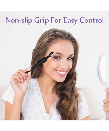 21-Piece Eyebrow Razors & Facial Trimmers Set for Women - Precision Makeup Tools (Black) - Buy Online on GoSupps.com
