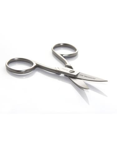 SAM Manicure Scissors for Nails Curved 9 cm Silver