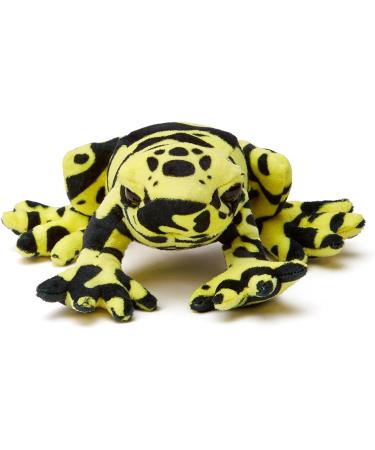 Zappi Co 100% Recycled Plush Poison Dart Frog Yellow/Black Toy - 15cm Eco-Friendly Stuffed Animal for Newborns - Buy Online on GoSupps.com