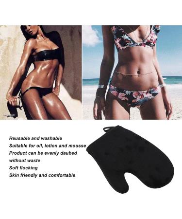 Tanning Mitt Fake Tan Mitt Self Tan Mitt Self Tanning Mitt Applicator Soft Flocking Tanning Cream Lotion Oil Application Gloves - Buy Online on GoSupps.com