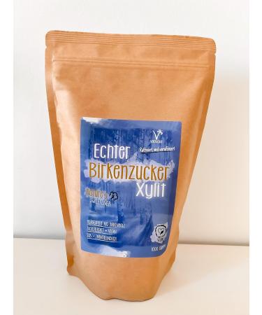 Buy Real Birch Sugar Xylitol - Natural Corn-Free Sugar Substitute from Finland | Kr uterladen.com (3 x 1000g) - Buy Online on GoSupps.com