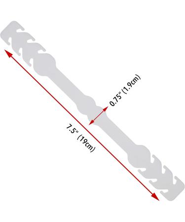 Beadsmith Fablastic Mask Mate Adjustable Extender - 2 Pieces 19.1 cm White - Convenient Mask Extension Hooks & Strap - Buy Online on GoSupps.com