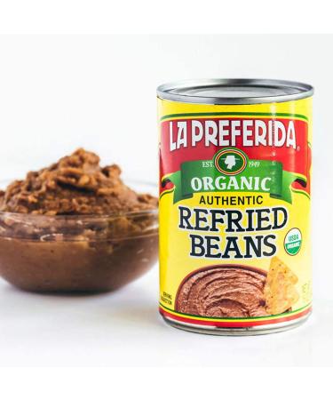 La Preferida Organic Refried Beans 15oz (Pack of 3) - Buy Online Now! - Buy Online on GoSupps.com