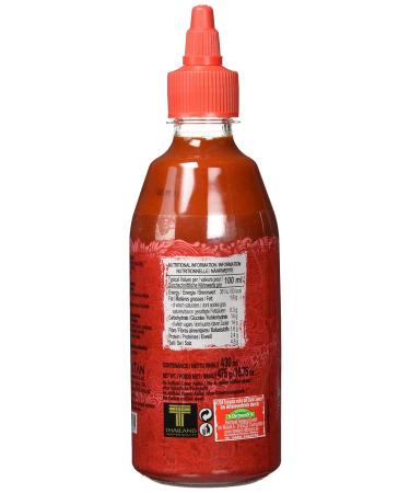 Real Thai Sriracha Extra Hot Chili Sauce - 430ml | Authentic Spicy Flavor for International Shipping - Buy Online on GoSupps.com