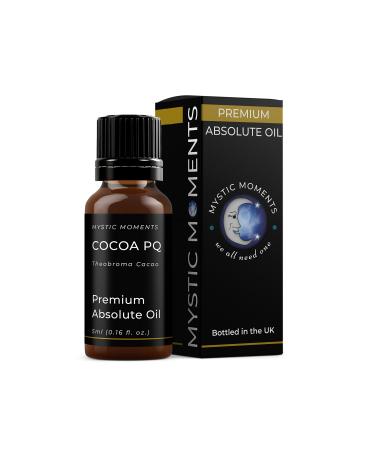 Mystic Moments | Cocoa PQ Absolute Oil 5ml (Theobroma cacao) Perfume Quality Absolute Oil for Skincare Perfumery & Aromatherapy