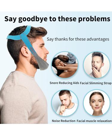 Baby Fund Anti-Snoring Chin Ring Device for CPAP Users | Best Snoring Solution | Adjustable Face Strap V-Line Mask (Blue) - Buy Online on GoSupps.com