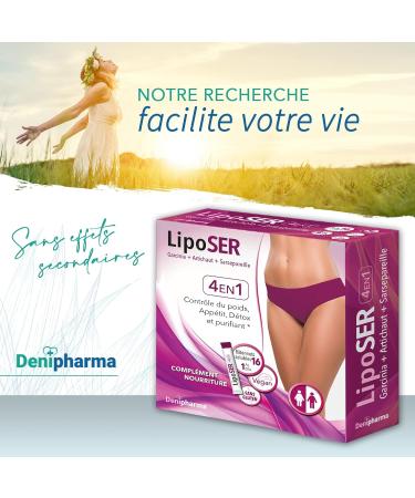 Liposer - 16 Sticks - Weight Management and Fat Metabolism - Dietary Supplement with Detox Effect - For Men and Women - 16 Days Use - Buy Online on GoSupps.com