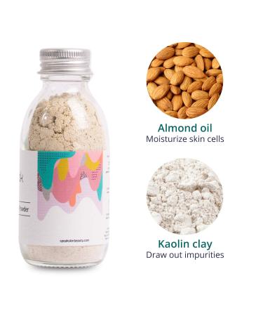 Speak Collective Natural Face Cleanser Powder for Sensitive Skin | 3-in-1 Cleansing Exfoliating & Mask | Gentle Daily Use Facial Wash (2 oz) - Buy Internationally - Buy Online on GoSupps.com
