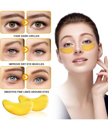 URAQT Under Eye Treatment Masks - 10 Pairs Natural Eye Gel Patches for Wrinkles, Eye Bags, and Dark Circles - Buy Online on GoSupps.com