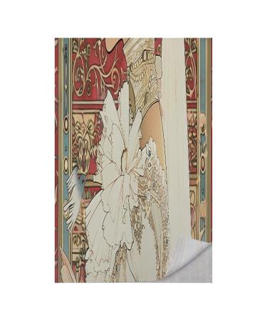 Quick Dry Towel for Home Wedding Retro Style Print Quick Dry Towel for Sports Quick Dry Outdoor Towel Quick Dry Hair Towel
