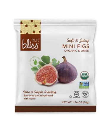 Organic Turkish Figs Dried Fruit Snacks, Sweet, Soft & Juicy Sun-Dried Figs – Healthy Snacks for On the Go – Organic Figs Treats are Non-GMO, Gluten-Free, Vegan Fig Snacks (12 Mini Packs–1.76 oz. ea) 1.76 Ounce (Pack of 