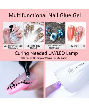 Buy Magic Armor Nail Art Strass Kleber Gel 30g - Professional Rhinestone Adhesive for DIY Nail Art | Perfect for Professionals & Beginners - Buy Online on GoSupps.com