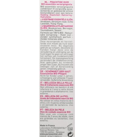 Puressentiel Organic Essential Skincare Oil - Nourishing Soothing Blend Reduces Signs of Aging - Beneficial Essential Oils Made from Mother Earth - Eco-Friendly and Pure Ingredients - 3.38 oz 3.4 Fl Oz (Pack of 2) - Buy Online on GoSupps.com