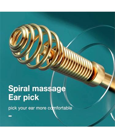 Skyrro Stainless Steel Ear Wax Cleaner Set - Yellow Earpick Remover Spiral Tools - Buy Online on GoSupps.com