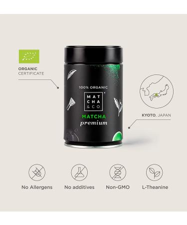 Organic Ceremonial Grade Matcha Green Tea Powder from Japan - 100% Natural Premium Quality (2.82 oz) - Buy Online on GoSupps.com