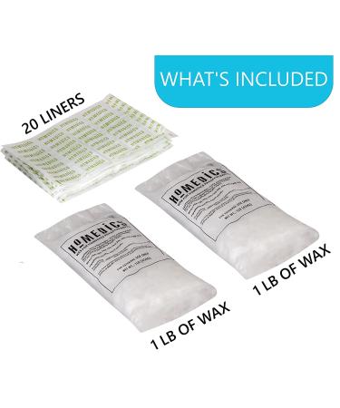 HoMedics ParaSpa Paraffin Wax Refill - 2 Pack (16 Oz) | 100% Pure, Unscented, No Dyes | Moisturize & Soften Sensitive Skin - Buy Online on GoSupps.com