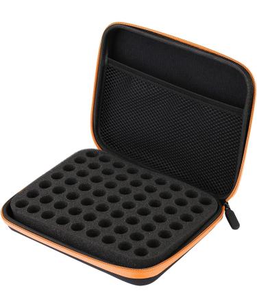 Odorkle 63 Compartments Essential Oil Storage Case - Orange Organizer for Travel & Home Use - Buy Online on GoSupps.com