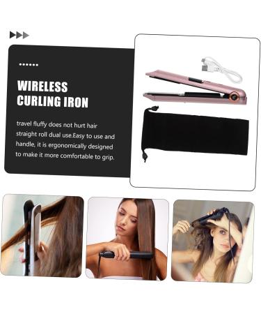 OHPHCALL 5pcs Curling Iron Portable Hair Straightener Cordless Tools Travel Hair Straightener Mini Golden Abs 21X4X3.5CMx5pcs Rose Goldx5pcs - Buy Online on GoSupps.com