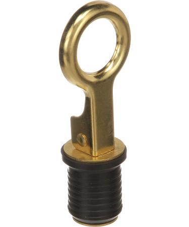 Attwood 7524A7 Snap-Handle Drain Plug - 1 Diameter, Brass Handle, Rubber Plug - Buy Online on GoSupps.com