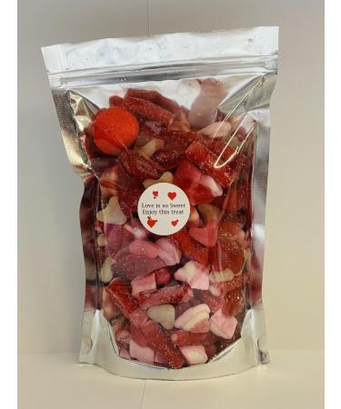 Love Is Sweet Galentines Valentines Day Filled Pick N Mix Sweet Treat Pouch Love Heart 600g - Buy Online on GoSupps.com