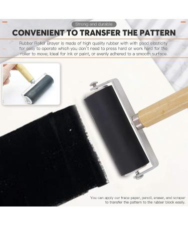 Rustark 24-Piece Block Printing Starter Tool Kit for Stamp Making and Printmaking - Buy Online on GoSupps.com