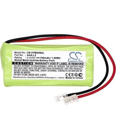 Ni-MH 700mAh Replacement AAA Batteries - Pack of 2 | Efficient International Shipping - Buy Online on GoSupps.com