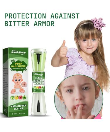  JPSDOWS No Bite Nail Polish | Stop biting your nails with the double-ended applicator | 10ml No Bite Nails Odorless Stop Nail Biting Bitter Taste Prevents nail biting for healthy growth - Buy Online on GoSupps.com