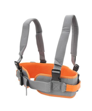 Nursing assistance physiotherapy buckle medical walking aid device for lifting for older people in the hospital (orange red)
