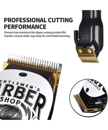Professional Hair Clippers Cordless Haircut Kit Rechargeable 2000mAh Hair Beard Trimmer Haircut Grooming Kit with 10 Guide Combs & for barber/Men/Father/Husband/Boyfriend White - Buy Online on GoSupps.com