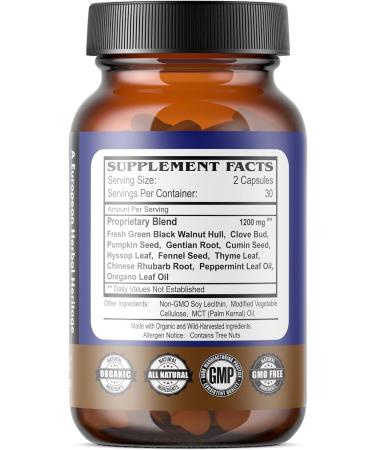 Purify Advanced Intestinal Support and Microbial Cleanse for Humans and Pets Formulation (60 Capsules) & Daily Probiotic Digestion Immune Health CFU MakTrek Bi-Pass Technology (60 Capsules) - Buy Online on GoSupps.com