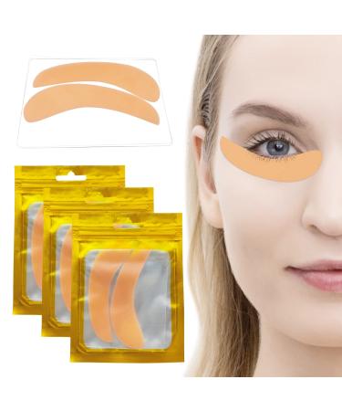 Libeauty Reusable Lash Extension eye pads 3 pairs Eyelash Lift/T-int Under Eye Gel Silicone Pads Patches Kit Soft and Skin-Friendly