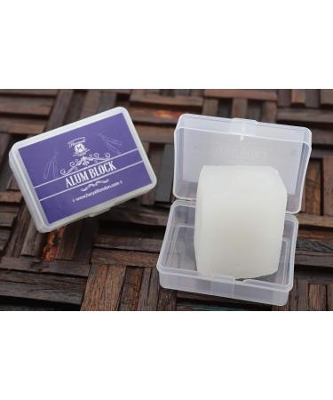 Alum Block Wet Shave Bloc - After Shave Blood Stopper Antiseptic Astringent 1 Count - Buy Online on GoSupps.com
