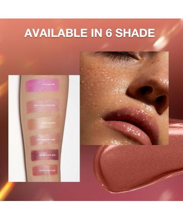 Buy BEAUTY SEARCHER Metallic Shine Lipstick - Hydrating Nude Velvet Red Lip Balm | Long-Lasting Glossy Finish | Luxury Makeup #03 Champagne Pink - International Shipping Available - Buy Online on GoSupps.com