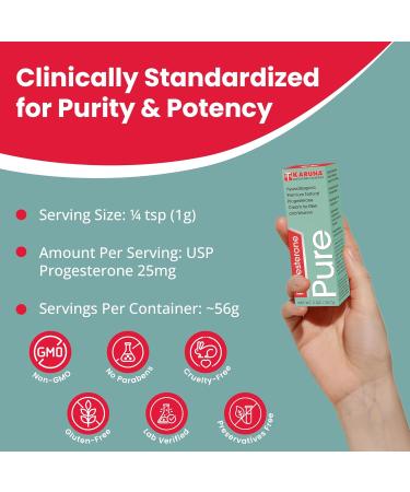 Karuna Progesterone Pure 2OZ | Hypoallergenic USP Progesterone from Wild Yam Root Extract Organic Jojoba Oil and Aloe Leaf Extract Organic Shea Butter Vitamin E - Buy Online on GoSupps.com