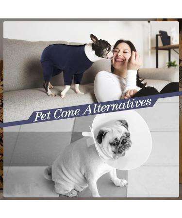 Kuoser XL Blue Dog Medical Body Post-Op Recovery Pajamas Anti-Licking Wound Protection & Cone Alternative - Buy Online on GoSupps.com