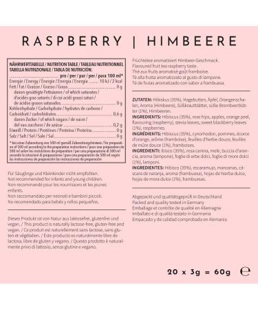 720 DGree Infuuzed Raspberry - Sugar-Free Drink Alternative | 100 Bags 50+ Liters | Refreshing Iced Tea & Lemonade Flavor - Buy Online on GoSupps.com