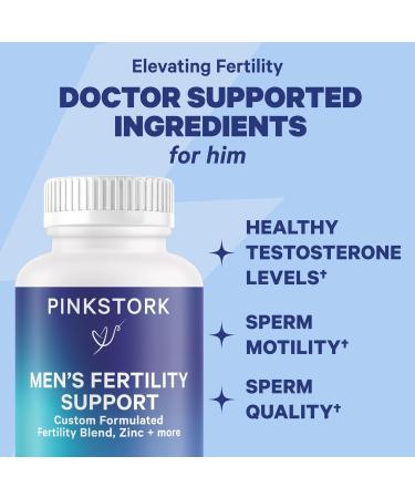 Pink Stork His and Hers Fertility Bundle: Fertility Supplements for Women Fertility Supplements for Men Fertility Prenatal Vitamin Vitex Inositol Folate Vitamin B6 60 Capsules - Buy Online on GoSupps.com