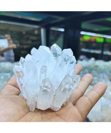 300-900g Natural White Quartz Crystal Cluster Specimen for Lucky Stone Crystal Cluster (Size : 800-900g) - Buy Online on GoSupps.com