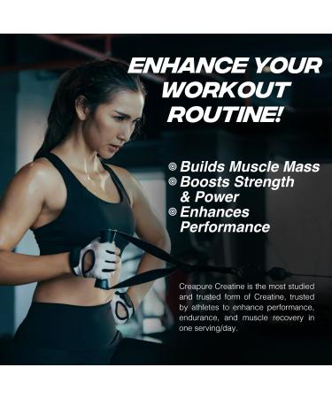 Body Energy Club Creapure Creatine Powder - Supplement for Muscle Growth - Improves Strength and Performance - Premium Grade - 80 servings 400g Vegan 400g Powder - Buy Online on GoSupps.com