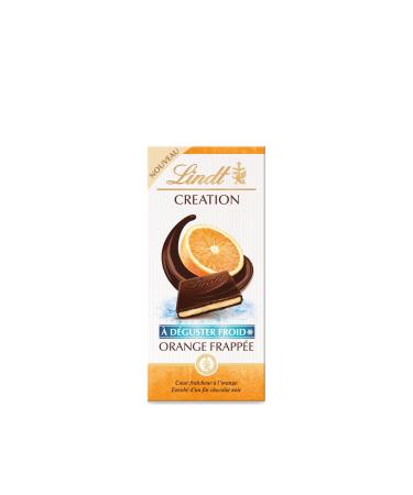 Lindt - CREATION Orange Frappée Tablet - Dark Chocolate, 150g