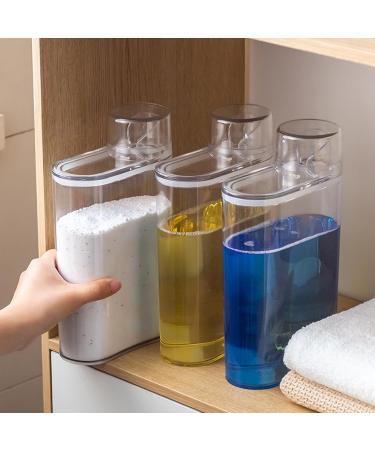 Laundry Detergent Dispenser Laundry Soap Dispenser Liquid Detergent Dispenser for Laundry Room Organization for Detergent Softener Bleach Powder Etc - Buy Online on GoSupps.com