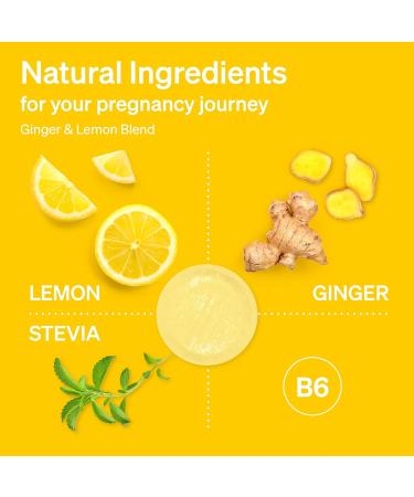 Lemon Ginger Candy for Nausea & Pregnancy | Anti Nausea Chews | LoveNoobs | Sugar-Free & B6 Fortified - Buy Online on GoSupps.com