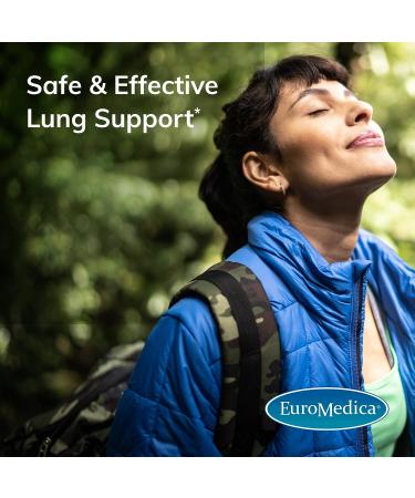 Euromedica Respiratory Relief - 90 Tablets - Promotes Lung Health for Adults & Children - Non-GMO Formula - 90 Servings - Buy Online on GoSupps.com