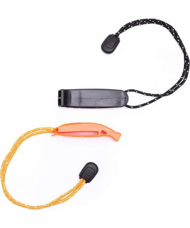 2 Pack Safety Survival Whistle with Lanyard - Extra Loud Emergency Running Whistles for Hiking, Boating, Camping - U.S. Veteran Owned Company - Buy Online on GoSupps.com
