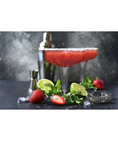 DecorRack 24 Cocktail Glasses - Stackable Stemmed Plastic Champagne Cups for Outdoor Parties, Weddings, and Picnics - Reusable, Shatterproof Disposable Wine Glasses (Pack of 24) - Buy Online on GoSupps.com