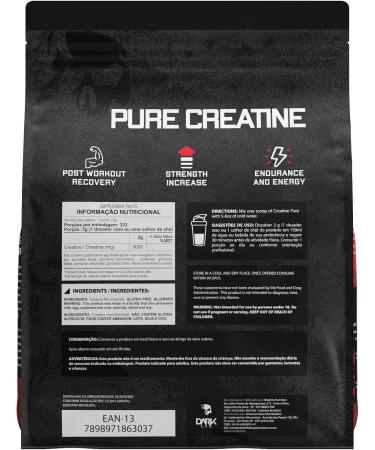 Dark Lab Creatine Monohydrate 1kg - 333 Servings | 100% Pure Muscle Building Supplement for Strength & Energy Boost - Buy Online on GoSupps.com