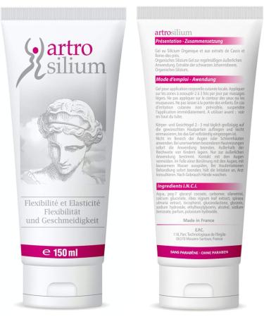 Artrosilium Organic Silicon Gel 150ml - Joint Pain Relief Massage Gel for Daily Use - 4-Week Treatment - Effective Silicon Solution - Buy Online on GoSupps.com